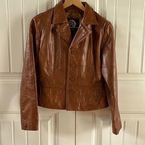 Wilson’s Vintage Maxima Leather Jacket Brown Size: Medium